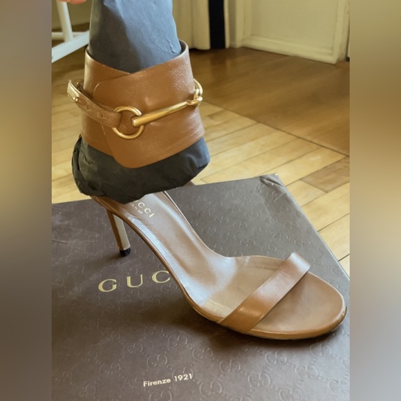Gucci Ursula / 37.5 / Horsebit Ankle Strap - Picture 3 of 8